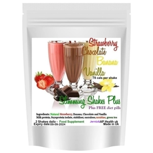 Complete Slim Plan Diet JUICE Shakes Plus Free Berry Capsu..