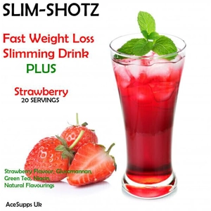 Strawberry Keto Slim Shots Juice Slim Drink Weight loss pl..