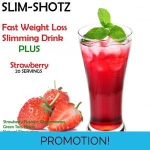 Strawberry Keto Slim Shots Juice Slim Drink Weight loss plus appetite supress