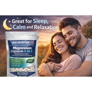 Magnesium Glycinate Capsules;-High Strength Complex Glycinate, Bisglycinate,Taurate & Malate