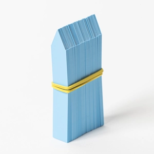 Steeketiket 7,9 cm x 1,3 cm x100 blauw Steeketiket 7,9 cm x 1,3 cm x100 blauw