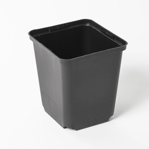 Vierkante kweekpot 11 cm / 1l zwart Vierkante kweekpot 11 cm / 1l zwart