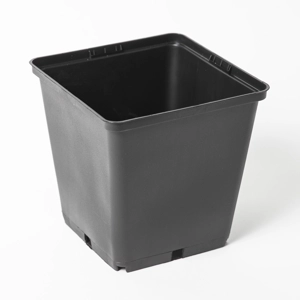 Vierkante kweekpot 13 cm / 1,5l zwart