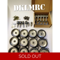 [DK] 1/16 Metal Road Wheels with Swing arms set for Challenger 2