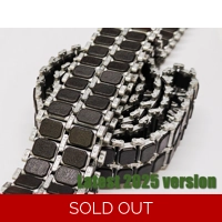 1/16 Metal track for M1A2 with molded rubber pad