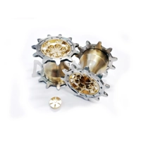 Stainless Steel Sprocket set for Tamiya 1/16 Leopard2A6