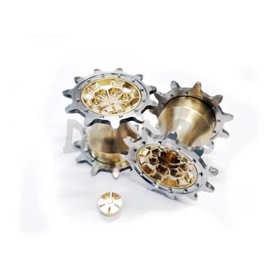 Stainless Steel Sprocket set for Tamiya 1/16 Leopard2A6