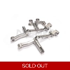 Stainless Steel idler wheel linkage for 1/16 Tamiya Abram M1A2.
