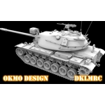 [OKMO] 1/16 US M103A2 Model Kit