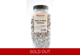 Black & White Mint Humbugs 3.4kg Jar