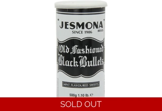 Jesmona Black Bullets 500g tins Jesmona Black Bullets 500g tins