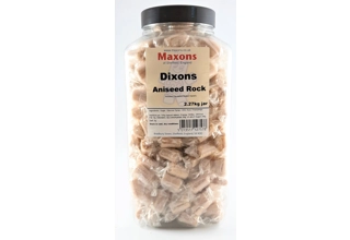 Dixons Aniseed Rock 2.27kg Jar