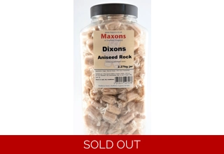 Dixons Aniseed Rock 2.27kg Jar