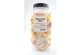 Mixed Fruit Rock 3.18kg Jar Mixed Fruit Rock 3.18kg Jar