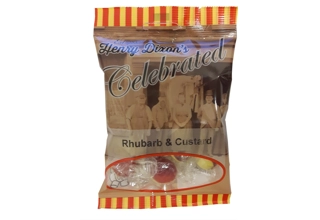 Dixons Rhubarb & Custard 12 x 120g Bags