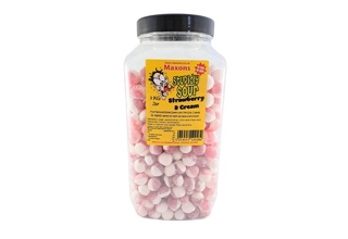 Stupidly Sour Strawberries & Cream Jar