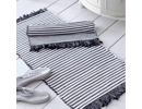 Grey Stripey Bath Mat