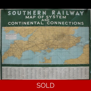Southern Railway Map 1937