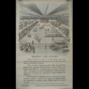 Original Railway Poster Behind The Scenes Derby St Marys Goods Depot By Joseph Pike