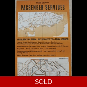 Southern Region Map 1964