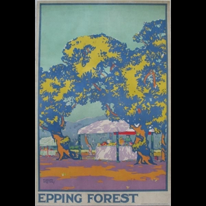 Original Railway Poster London Transport Epping Forest By Gregory Brown