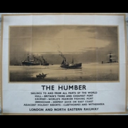 Original LNER Railway Poster Famous Rivers Of Commerce The Humber By Frank Mason