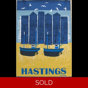 Original Railway Poster Hastings By Train Network Southeast By Edward Pond