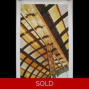 Original Railway Poster London Kings Cross Intercity By Brendan Neiland