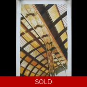 Original Railway Poster London Kings Cross Intercity Signed By Brendan Neiland