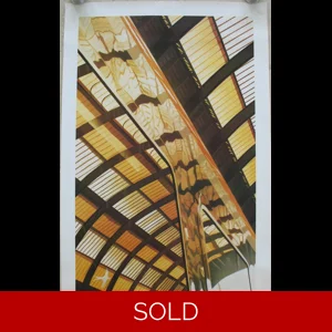 Original Railway Poster London Kings Cross Intercity Signed By Brendan Neiland