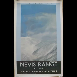 Original Railway Poster Nevis Range Scotrail Highland Collection By Brendan Neiland