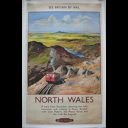 Original Railway Poster North Wales Snowdon Mountain Railway By David Cobb