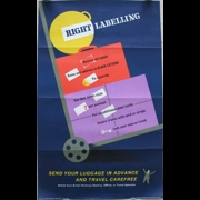 Original Railway Poster Right Labelling Porter's Trolley By Reginald Lander