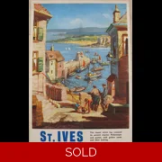 Original Railway Poster St Ives Carnival Week May 29 To June 4 Travel By Train By John Power