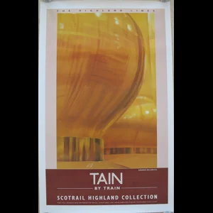 Original Railway Poster Tain Scotrail Highland Collection By Brendan Neiland