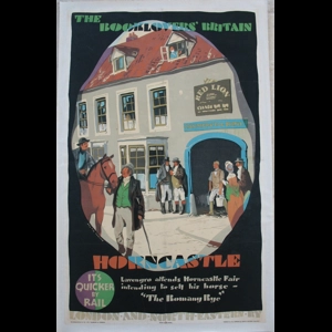Original LNER Railway Poster The Booklovers Britain Horncastle The Romany Rye By Austin Cooper