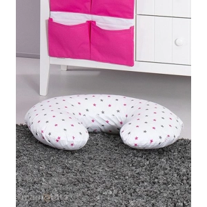 Blazina za nosečnice in dojenčke, pink, zvezde