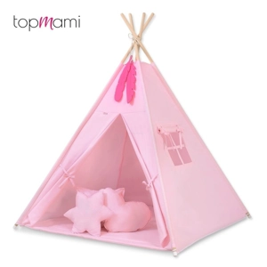 Otroški igralni šotor Teepee, roza