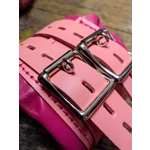 Heavy Wide Bondage bdsm Restraint Cuffs Pink