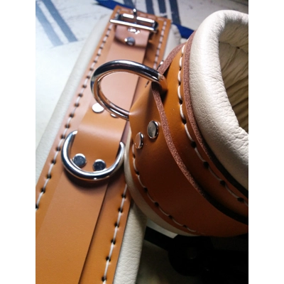 Classic Institutional Hospital Asylum Wrist Restraints LIGHT TAN