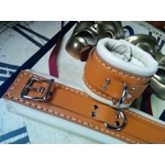 Classic Institutional Hospital Asylum Wrist Restraints LIGHT TAN