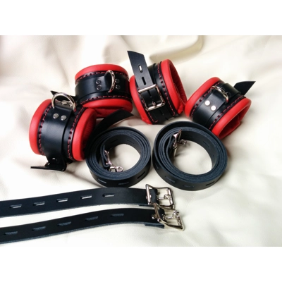Full Set of Restraints - Wrist, Ankle, bed straps
