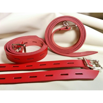 Securing straps for use with bondage cuffs - Any Colour