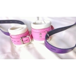 Securing straps for use with bondage cuffs - Any Colour