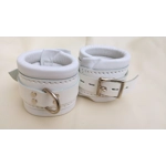 White Lambs Leather Super Deluxe Bondage Cuff