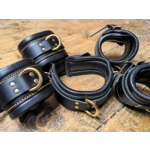 Classic Bondage Restraints - Brass hardware