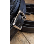 Classic Black Wrist Cuffs and Heavy Restraint Belt.