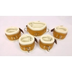 Medical Restraints Set Classic Tan and Cream