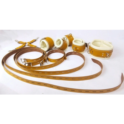 Medical Restraints Set Classic Tan and Cream