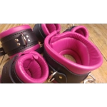 Black and Hot Pink Bondage Retraint Cuffs